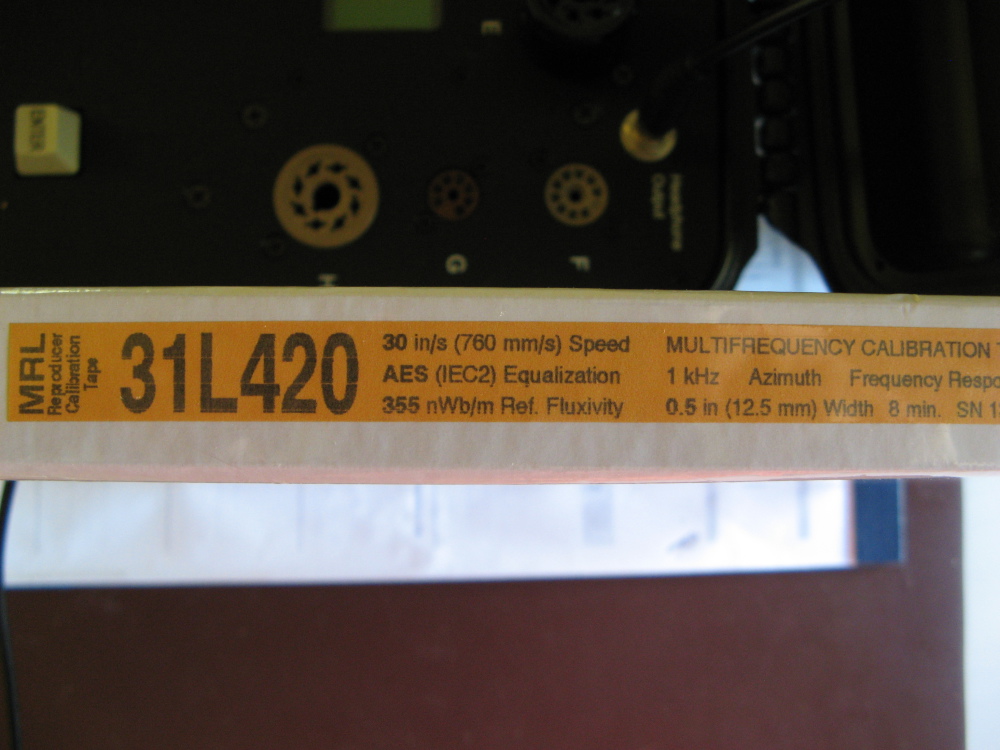2013 MRL Calibration Tape, New in shrinkwrap - Audio Asylum Trader