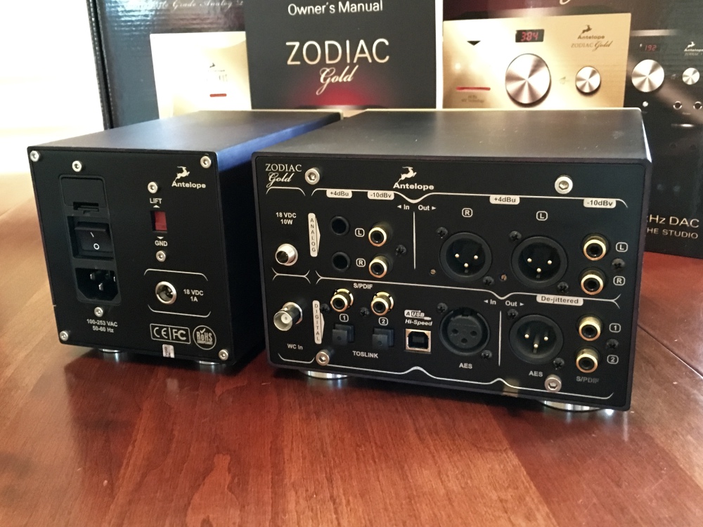 Antelope Audio Gold 384kHz DAC+Voltikus Power Supply - Original Boxes ...